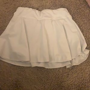 white womens tennis skirt